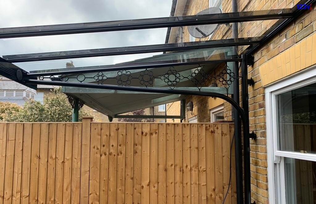 Black Bespoke Patio Veranda