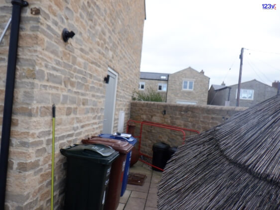 Before Tapered black Patio Veranda installed in Oxford