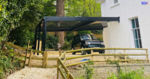 123v Black Veranda carport