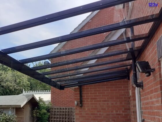 Black-Glass-Veranda-Wiblinston-UK
