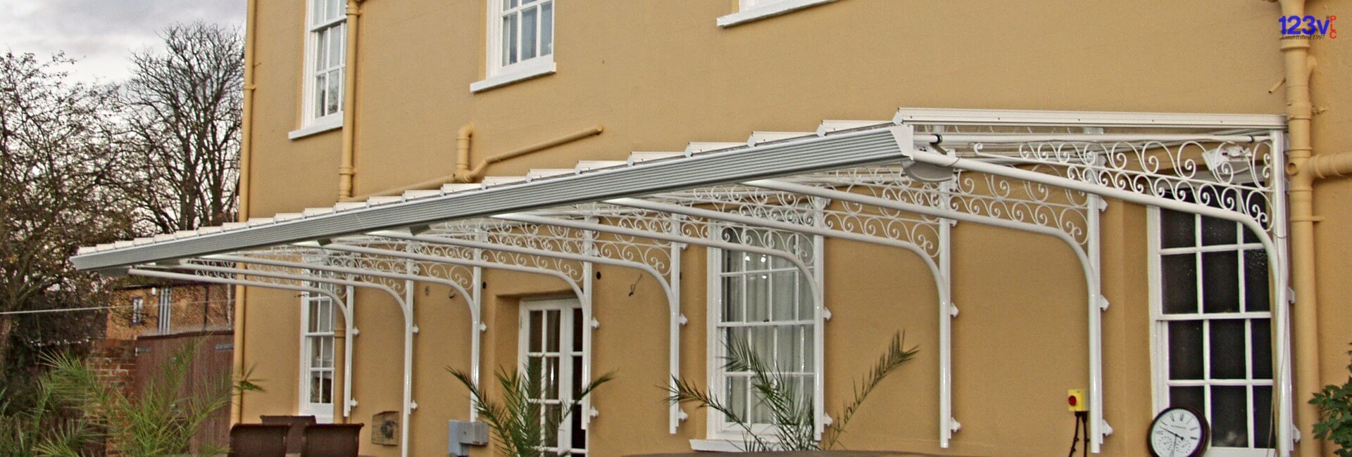 Ornate Glass Veranda In Bedford, East Anglia