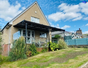 Solar Powered Veranda in Black, Largs, Scotland, UK