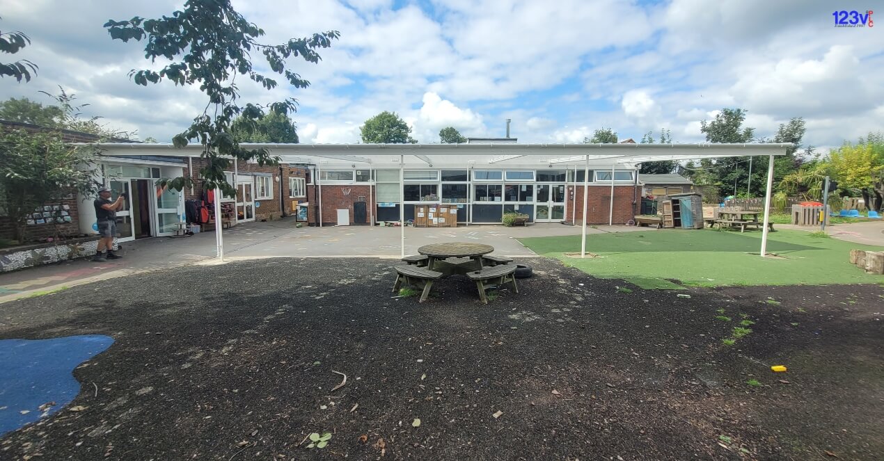 Canopy for School in White