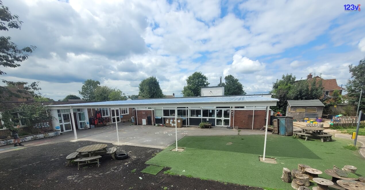 Canopy for School in White