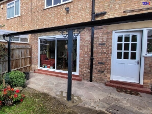 Traditional Canopy with spandrels in Pinner-UK