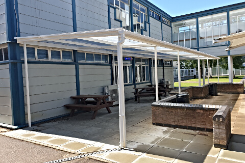 123v Priory School Covered Dining Shelter