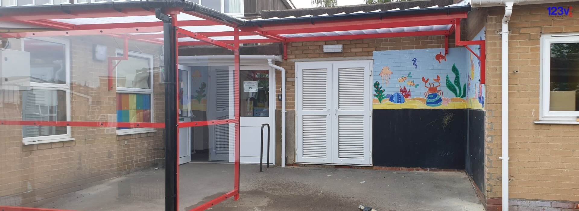 School Canopy installed in Reading, Berkshire