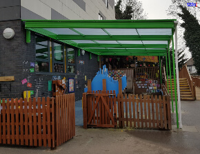 Large Outside Classrooms and School Covered Area Wembley