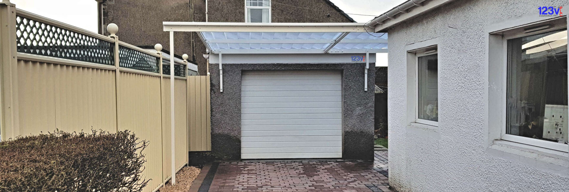 123v Traditional Carport Disabled Access Glasgow Strathclyde