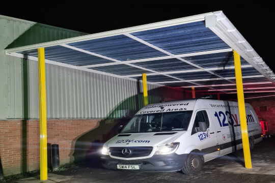 123v Freestanding Carport