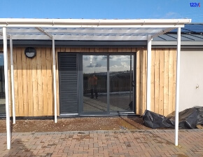 Fitted School Canopies In Newport, Gwent, Wales