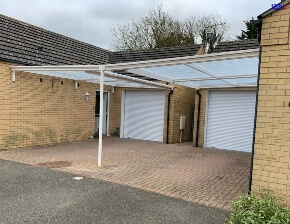 Traditional Double Carports 123v UK