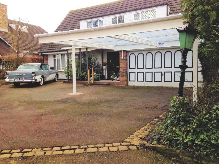 123v Carport Traditional Style for Classic Car Sheffield