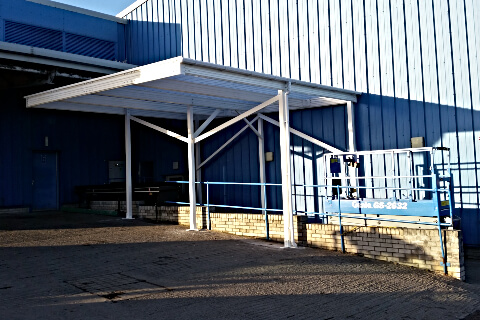 Aberdeen Airport Commercial Canopy Shelter