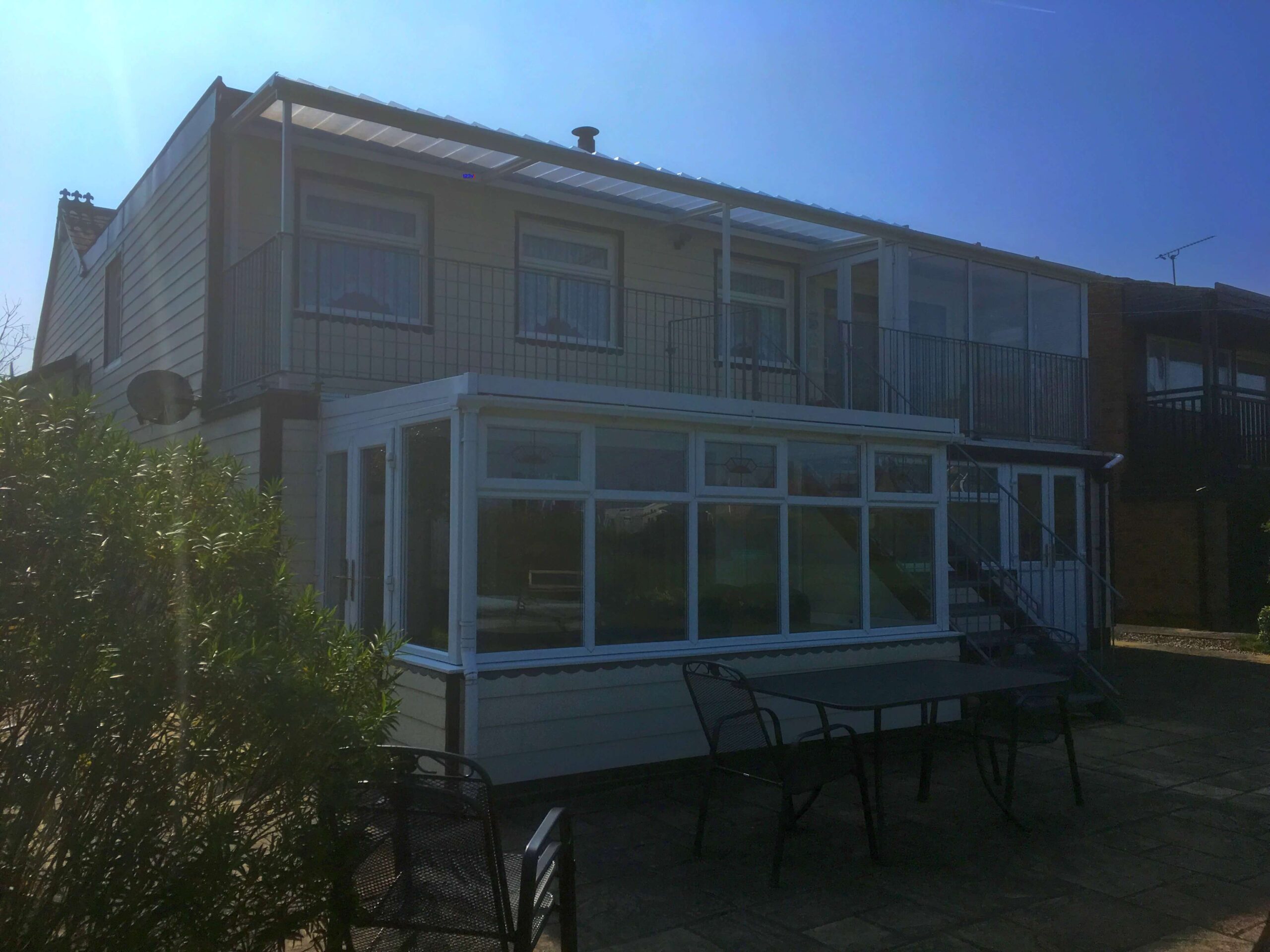 Balcony Canopy Seaview Highwinds Essex UK 123v