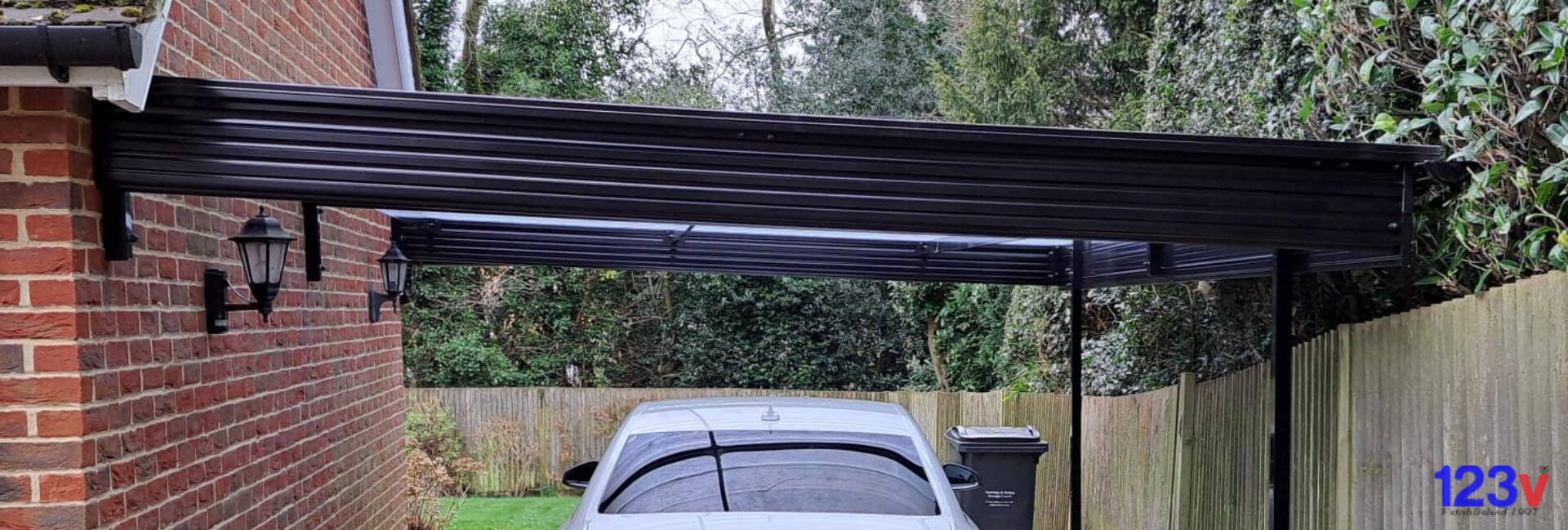 Black Lean to Carport by 123v