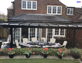 Black Veranda with Spandrels Harpenden St Albans