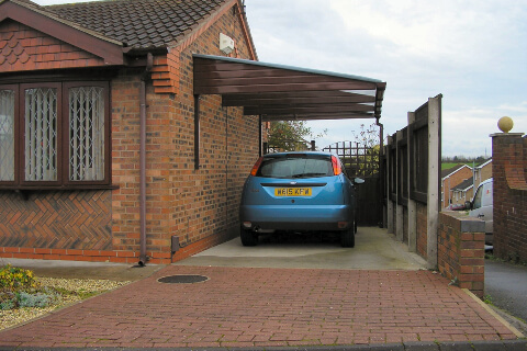 Brown Carport Canopy