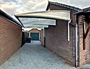 Carport in Liverpool, Northwest England