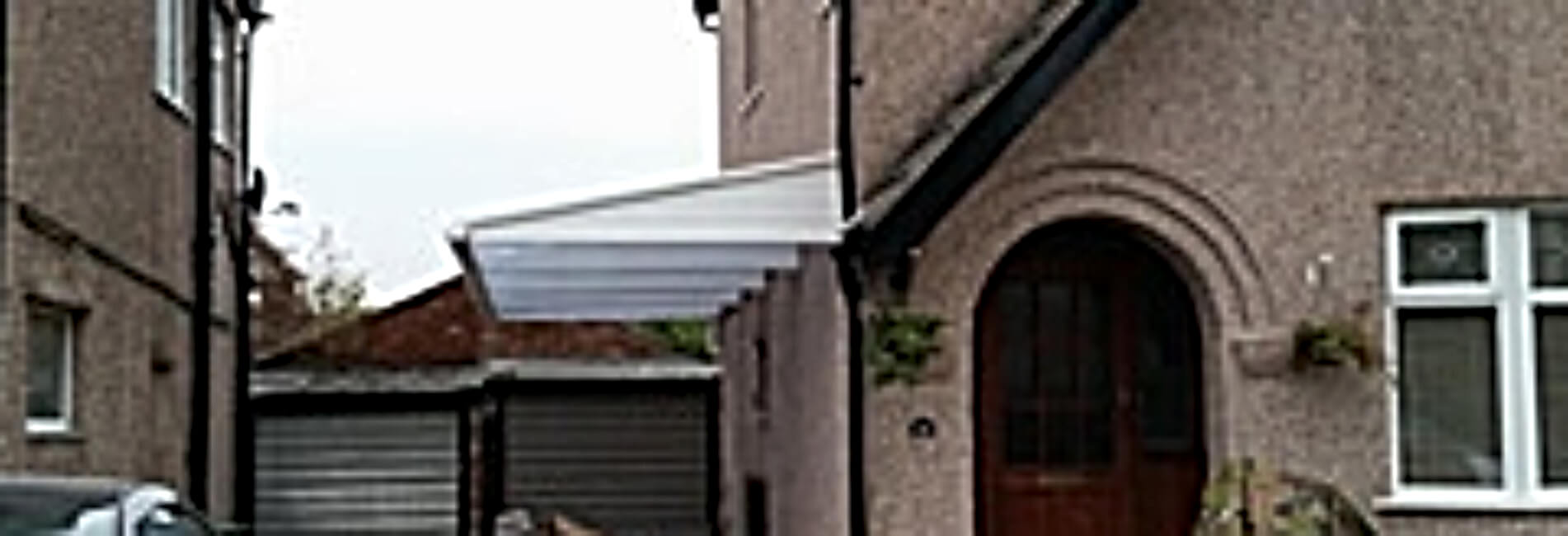 Carport in Liverpool, Northwest England