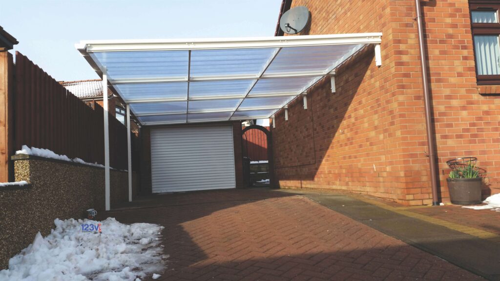 Carports in the UK during Winter and Spring