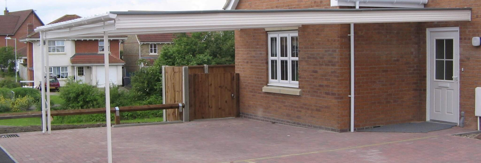 Commercial Aluminium Carport in Scotland