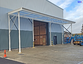 Commercial Loading Bay Canopy Hertfordshire