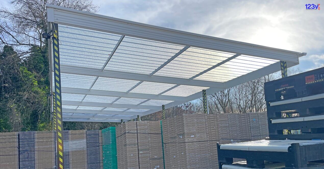 Commercial Canopy Shelter North Yorkshire England 123v