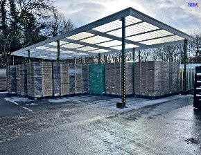 Commercial Canopy Shelter North East Yorkshire England