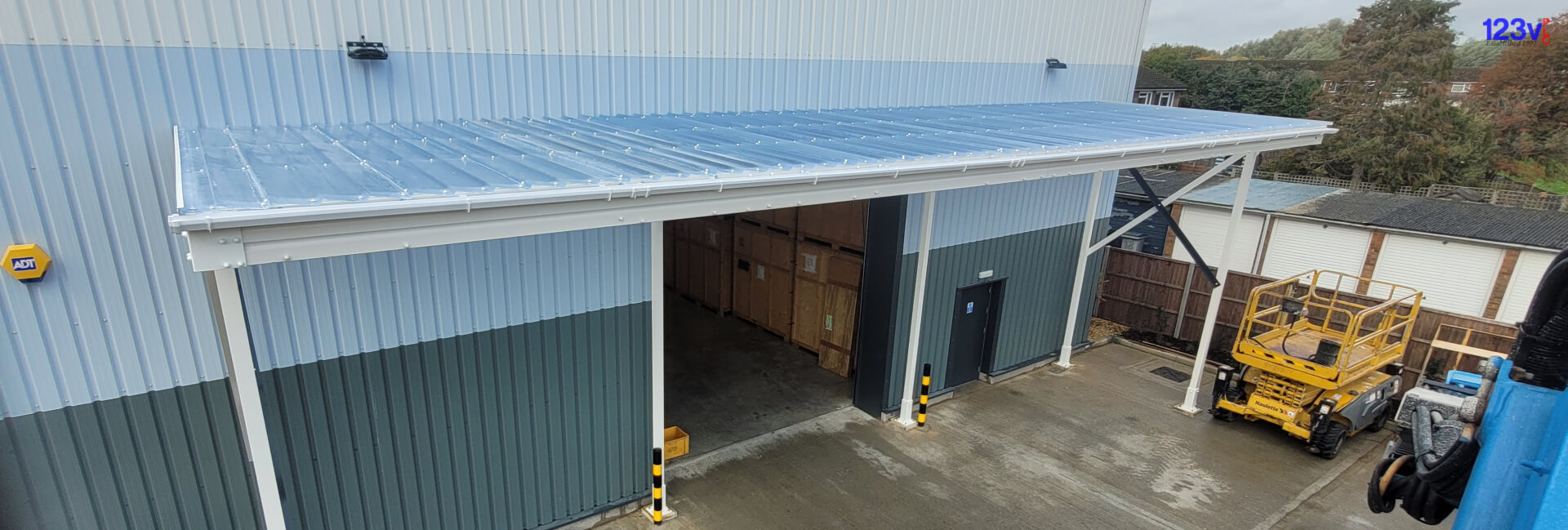 Commercial Loading Bay Canopy Hertfordshire