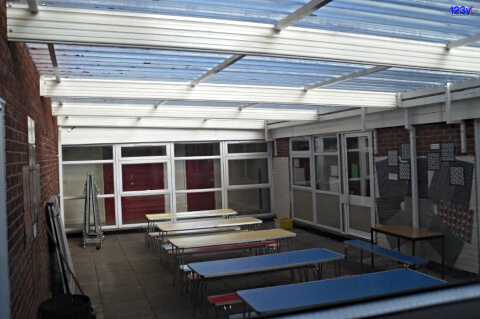 Covered Dining Shelter for Schools
