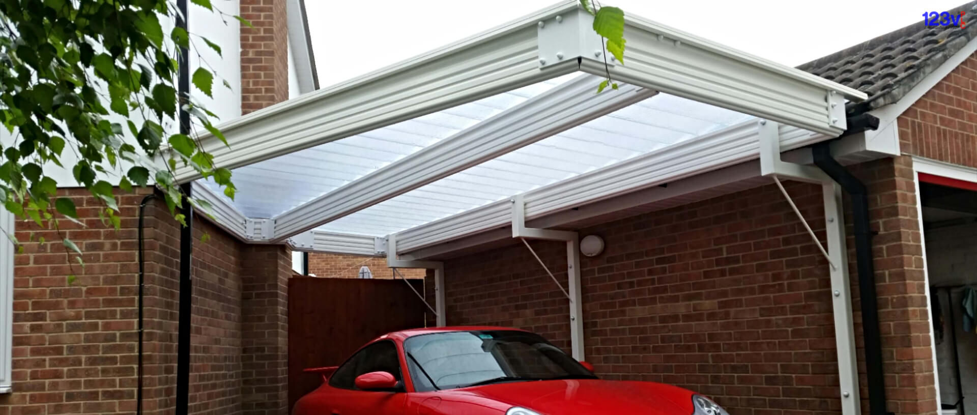 Custom Made Cantilever Carport