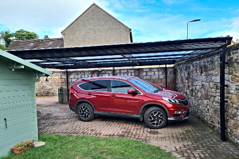 Double aluminium Car canopy