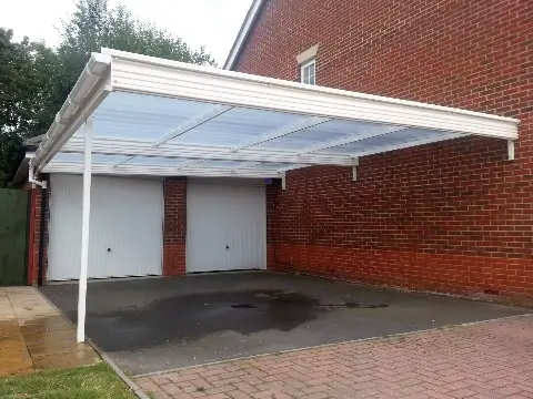 Double Garage Canopy (Lean to carport)