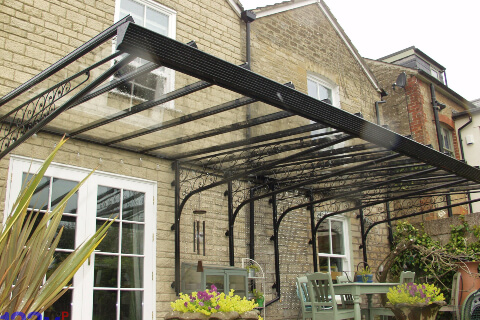 Glass Patio Cantilevered Verandas Canopies 123v