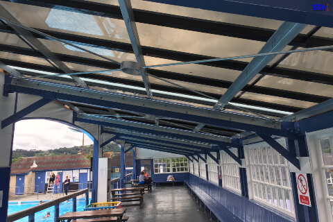 Hathersage solar powered Canopy