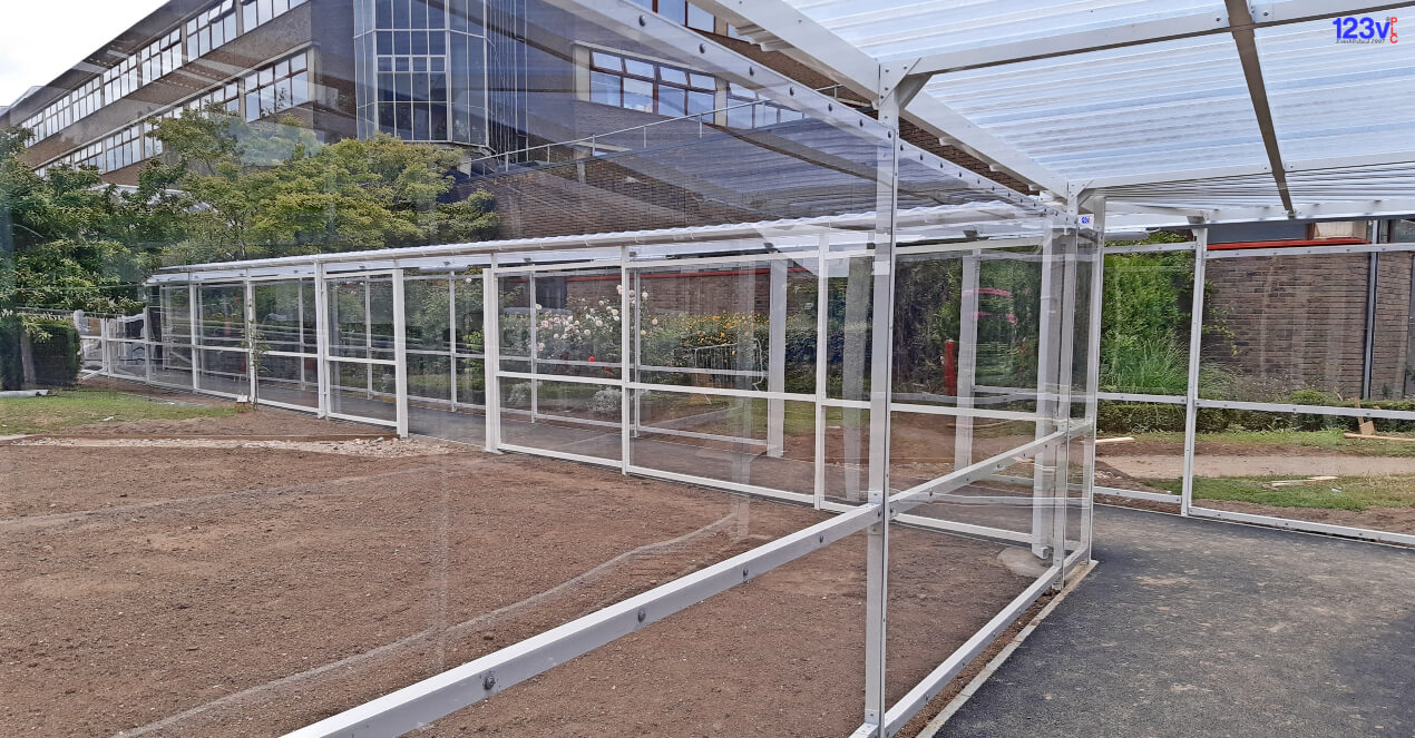 Hospital 123v Walkway Canopy Surrey