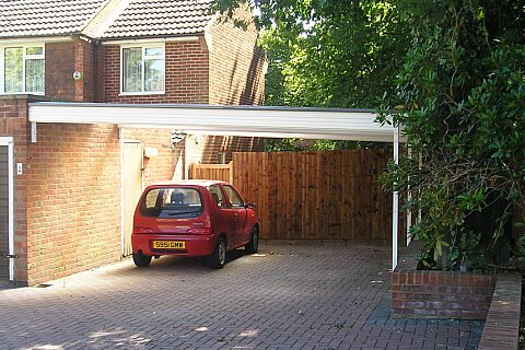 lean to carport double size