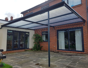 Grey Patio Canopy Veranda in Southport