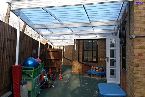 Playground canopies School Shelters