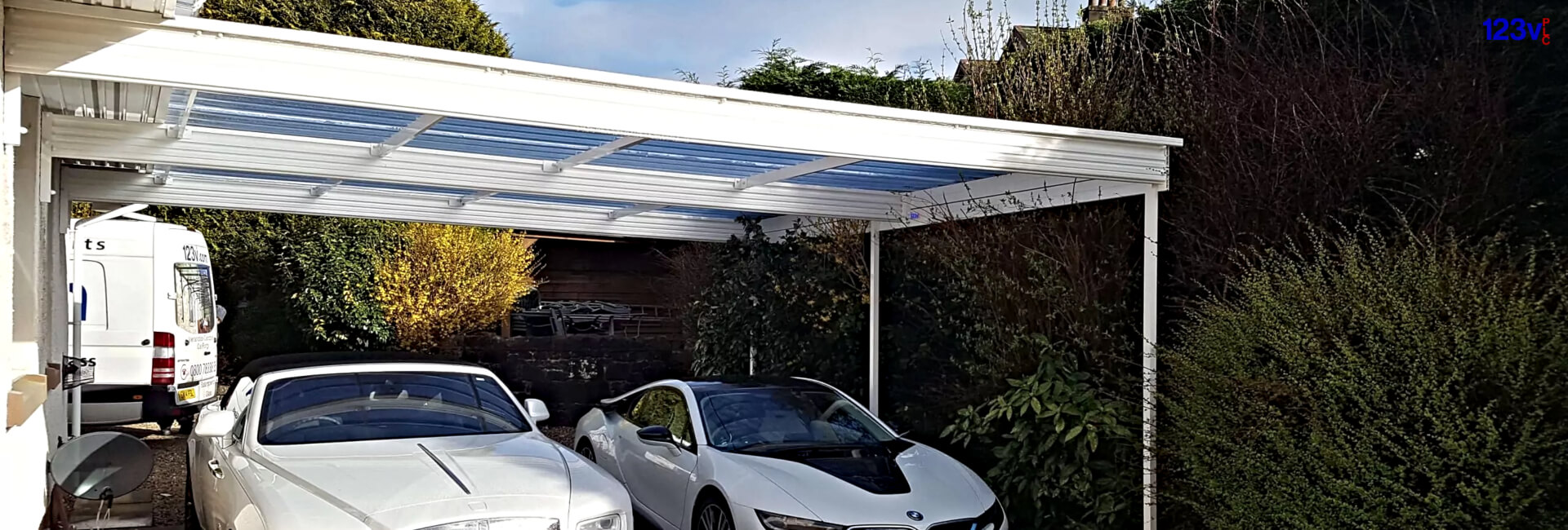 Traditional Carport Rolls Royce Glasgow West Scotland