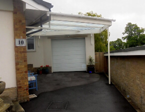 Traditional Carport Canopy in Yorkshire by 123v