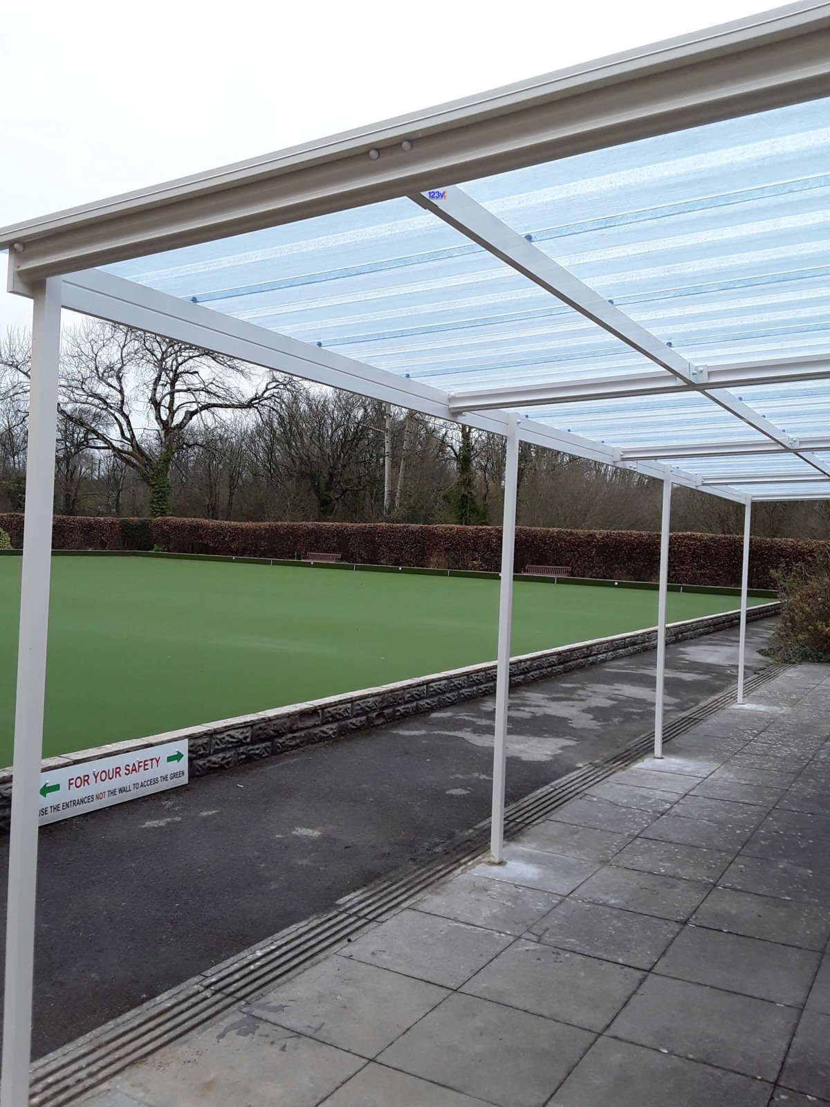 Traditional Commercial Bowling Club Canopy Gloucester West England