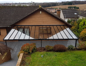 Large Black Patio Veranda UK