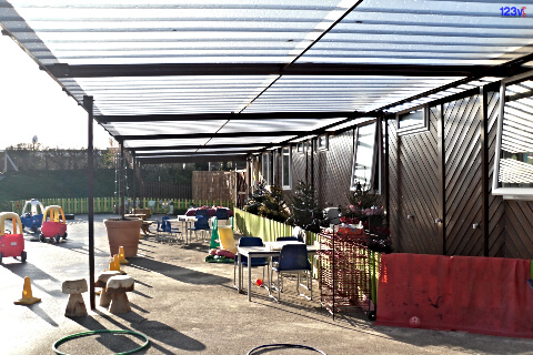 Outside Classroom Canopy Nursery