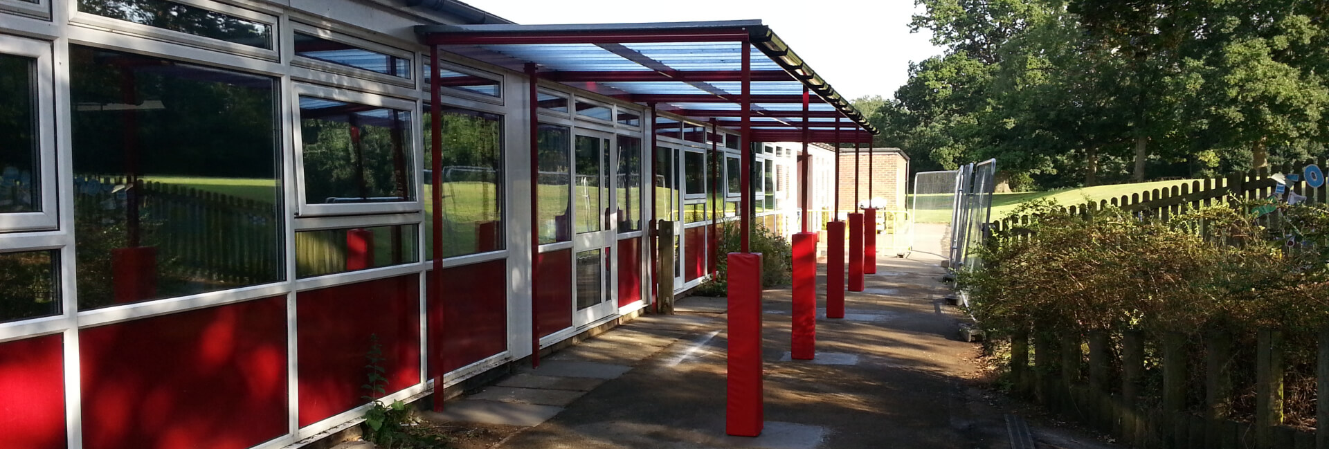 Red School Post protectors