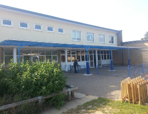 School Canopy Shelter in Birmingham Midlands