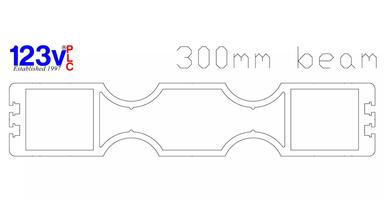 123v 300mm Canopy Beam