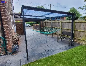 Freestanding Carport by 123v in Derbyshire England
