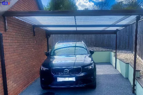123v Traditional Carport Car Canopies in Exeter